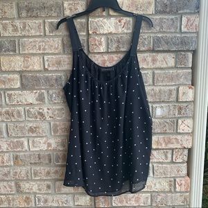 🍒💣 Lane Bryant sheer camisole style blouse